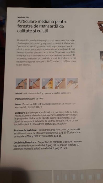 Vand ferestre de mansarda VELUX, absolut noi , gama premium ,3 bucati.