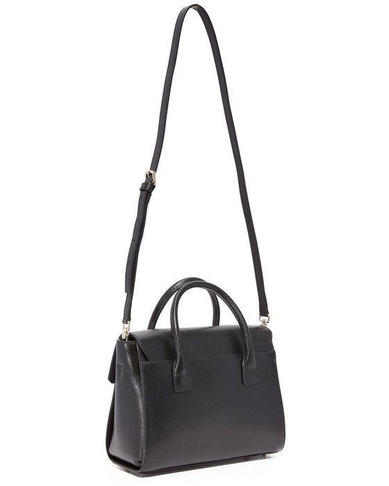 Черна чанта Furla Metropolis Satchel