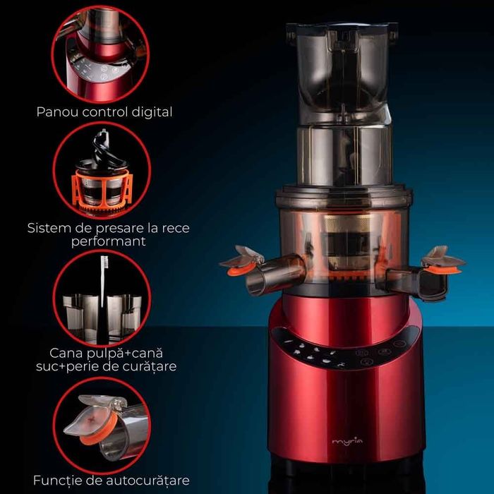 Storcator fructe MYRIA , rosu-negru