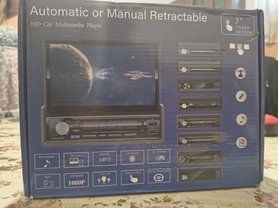Casetofon Automatic or Manual Retractable