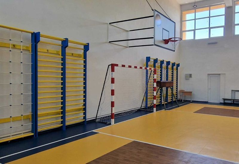 Spalier Gimnastica SCHROTH, 275x85 cm, Colorat, 18 Bare - M2.175LC1