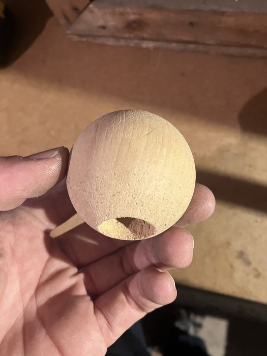 Дървени топчета с отвор