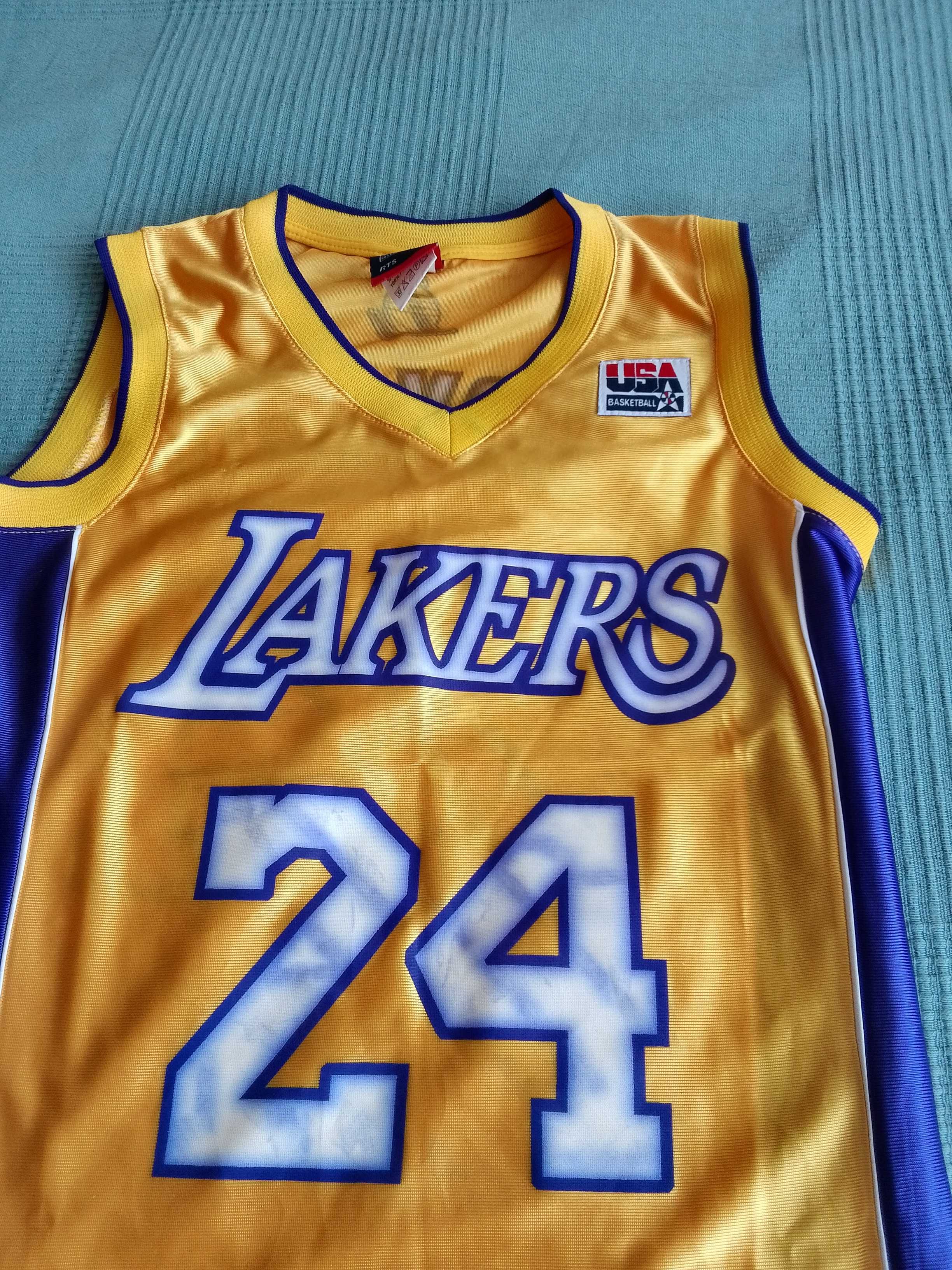 LA Lakers Kobe Bryant 24 Home Jersey (S) като нов