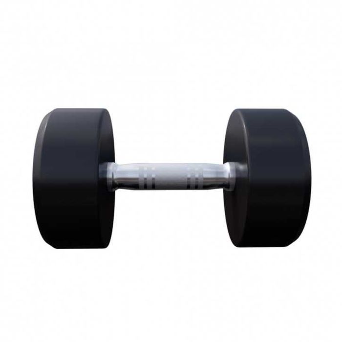 Set gantere cauciuc 25 kg - 2 x 12,5 kg