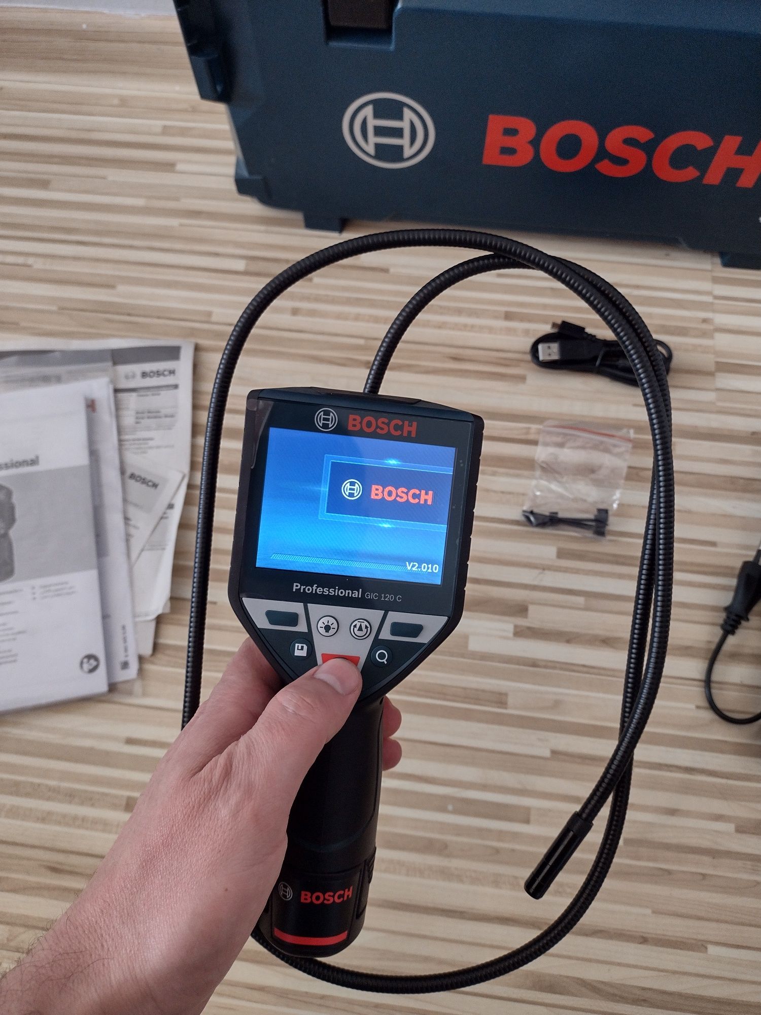 Cameră inspecție Bosch GIC 120 C, Nouă