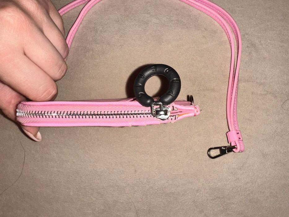 Розов портфейл/картодържач