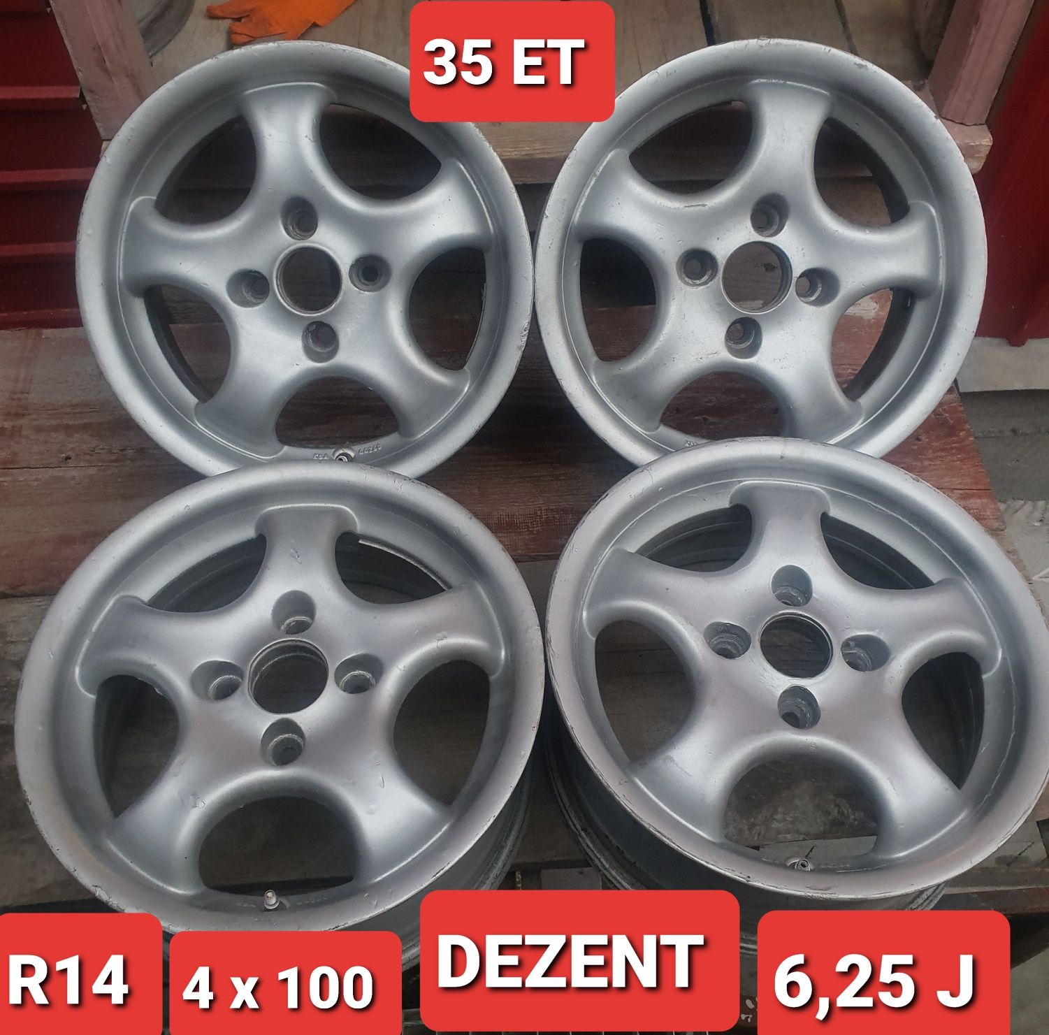 Jante Aliaj 4x100 R14 Logan Clio Symbol Opel Astra G Corsa Sandero R15