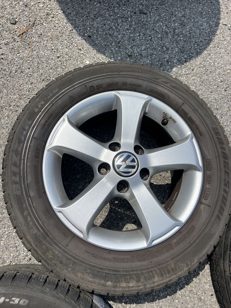 Джанти с гуми за VW: Jetta , Golf, Caddy,Touaran 15”