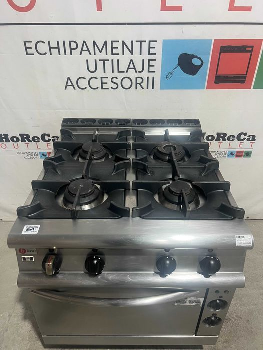 BARON- Masina gatit profesionala,Aragaz 4 focuri + Cuptor electric