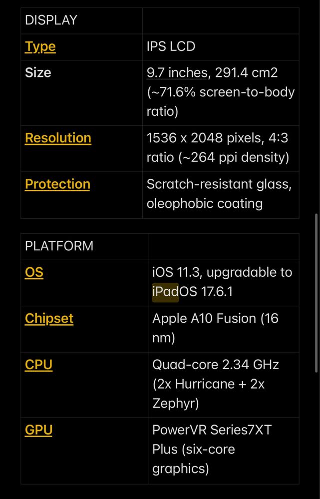 Ipad 32 GB, A1954 - 6то поколение отличен, без забележки