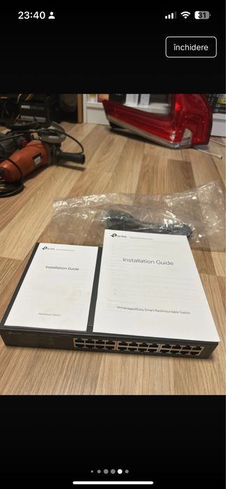 Switch de rețea TP-Link TL-SG1024D cu 24 de porturi