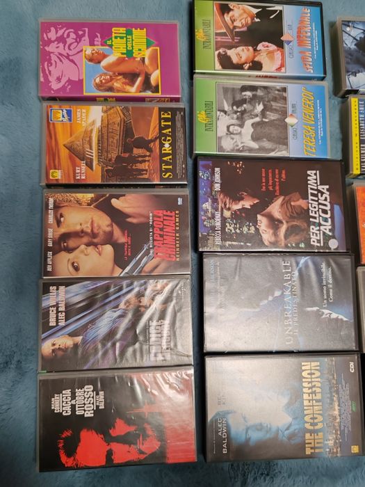 Lot 25 casete VHS filme originale