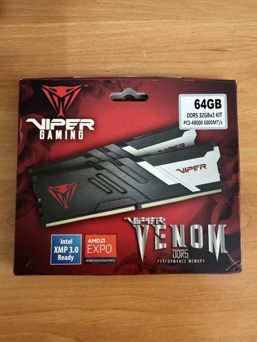 Memorie Ddr 5 64gb Patriot Viper 6000mhz CL30 2x32gb