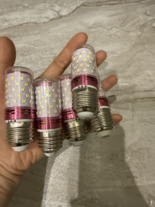 Лампочки диодные 5шт, цоколь е27