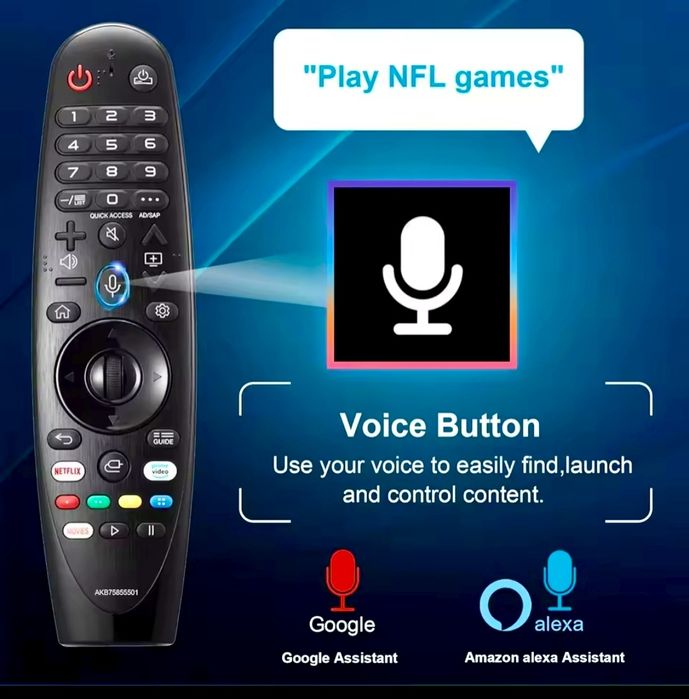 Telecomanda LG Magic Remote cu Pointer Mouse și buton Netflix MR20GA