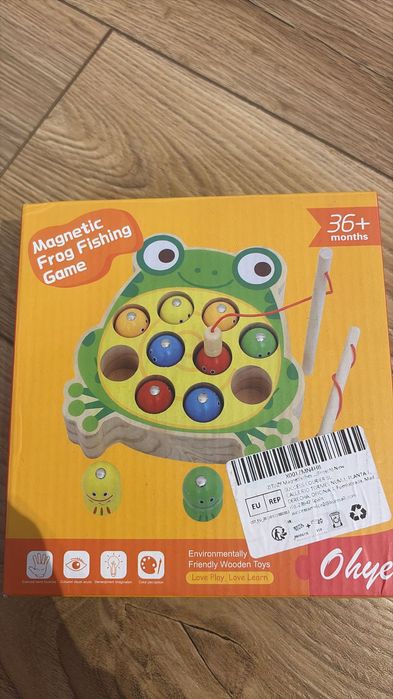 Joc de pescuit interactiv, magnetic, Montessori, nefolosit