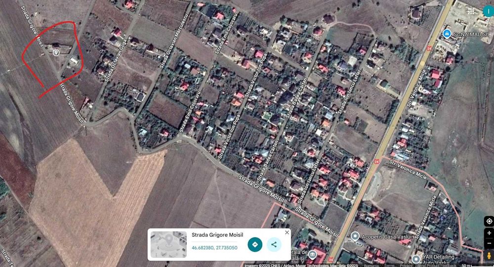 Teren de vanzare - Cartier Protectia copilului Vaslui