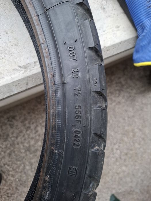 90/90-21 METZELER и 120/90-17 Pirelli Scorpion