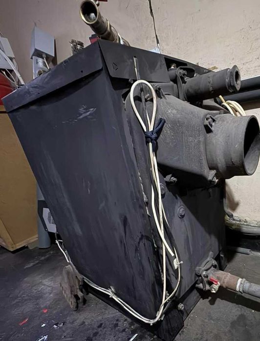 Пелетен котел с горелка