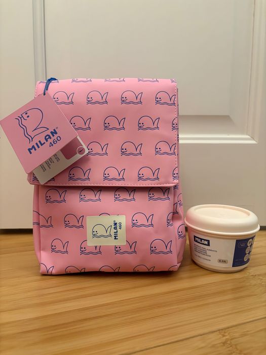 Новая сумка для переноса еды,  бренда Milan с контейнером