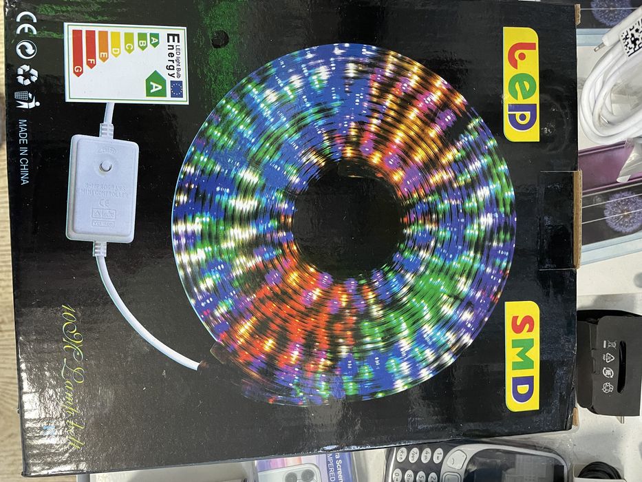 Furtun led 10M multicolor nou