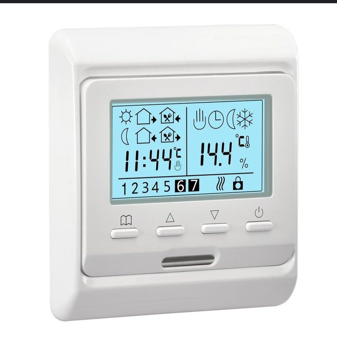Termostat programabil 16 A 230 V LCD, Pentru incalzire prin pardoseala