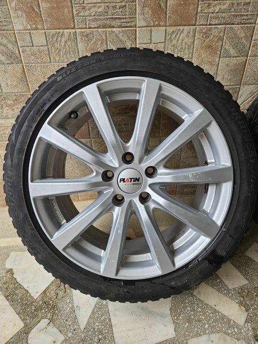 Vând sau schimb  jante  Platin 17' echipate cu anvelope M+S!