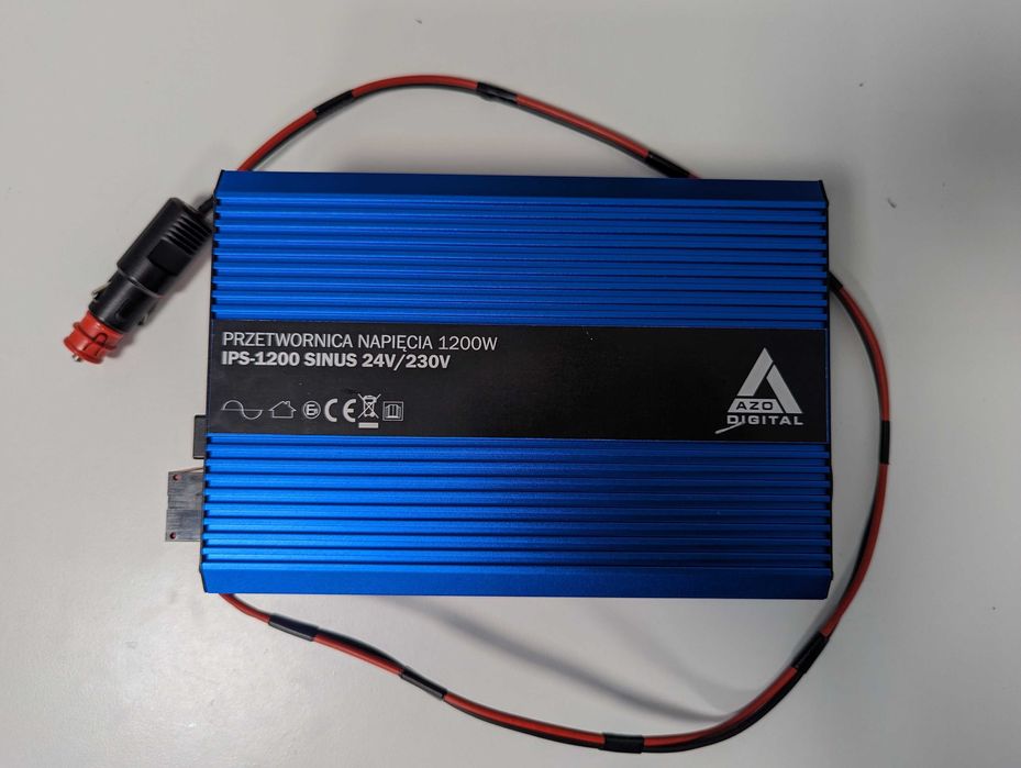 Invertor auto AZO DIGITAL 24 VDC / 230 VAC SINUS IPS-1200S 1200W