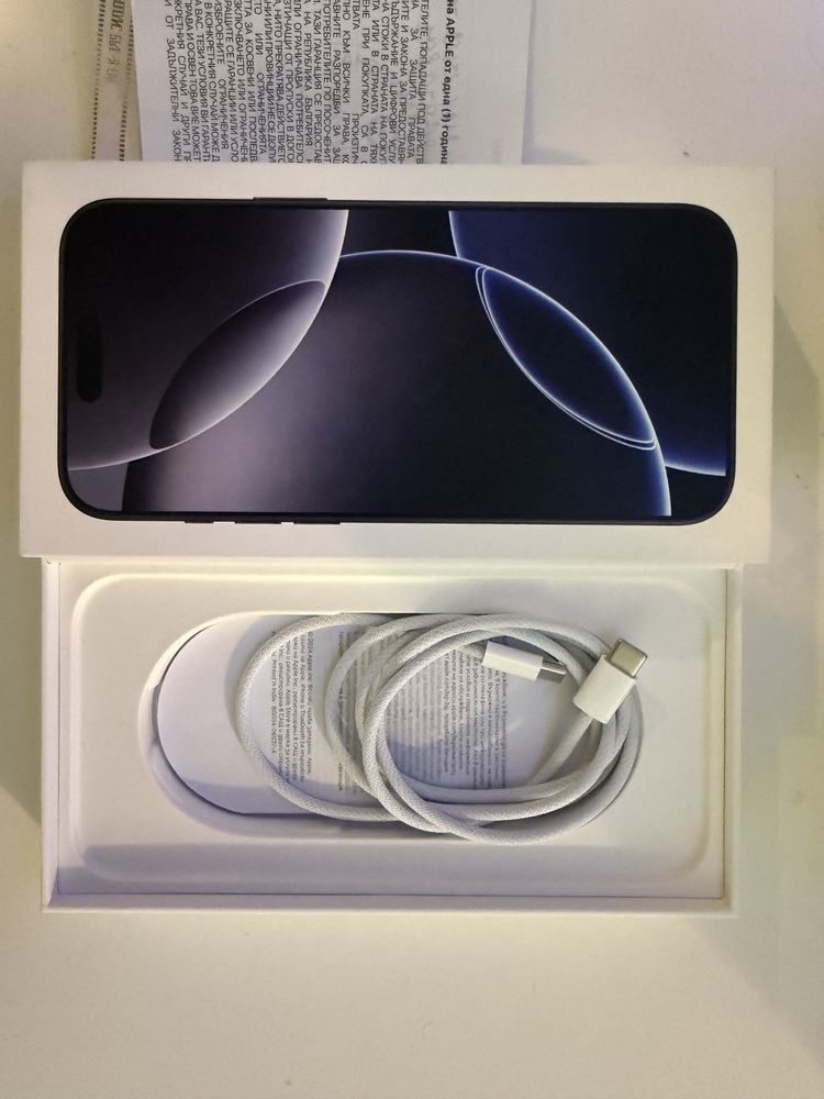 Iphone 16 Pro Max 256gb в гаранция перфектен.