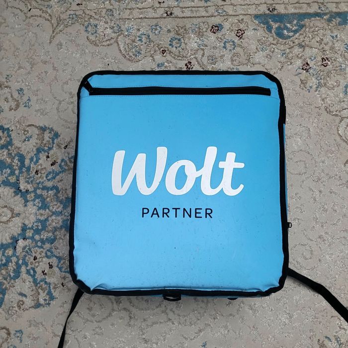 Сумка, рюкзак wolt, для курьеров