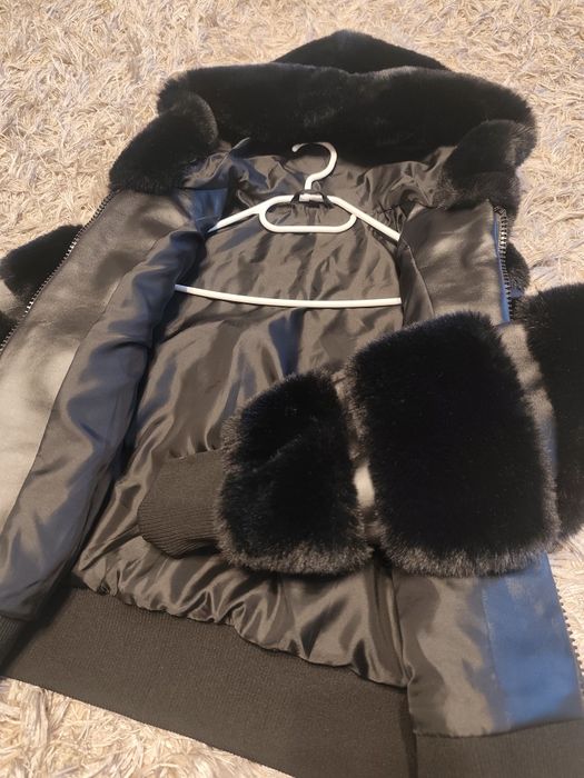 Geaca blana artificiala