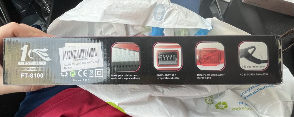 Placa de intins parul pe aburi