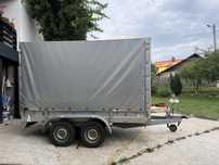 Remorca Pongratz 2000kg 2 axe cu prelata