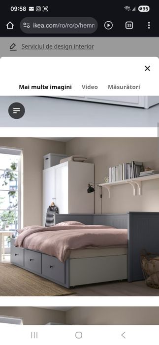 Pat/ divan Ikea stare excelenta