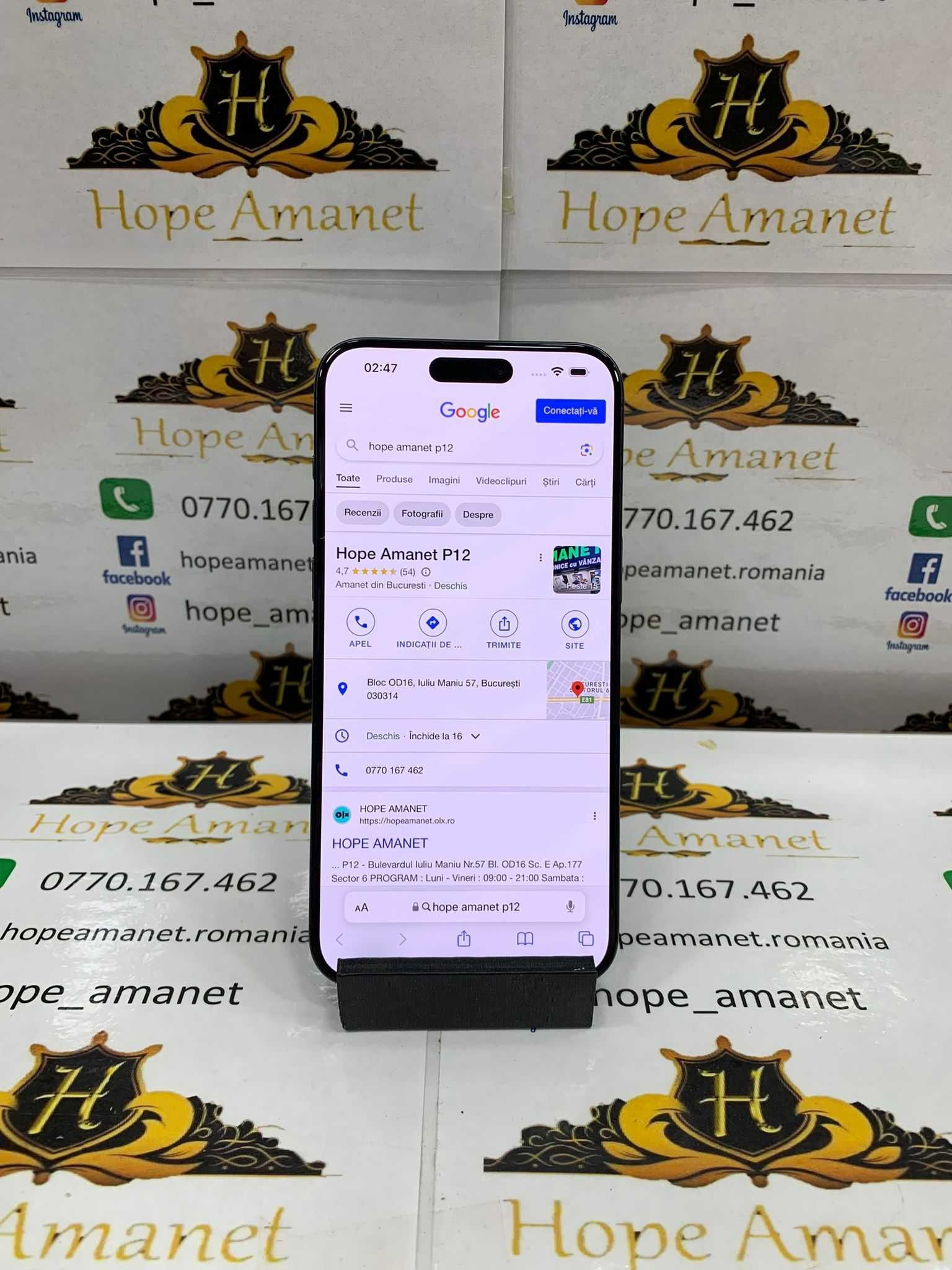 Hope Amanet P12 - Iphone 15 Pro Max / 256 Gb / Baterie 98%