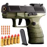 Pistol de Jucarie BlowBack Ejectarea Carcasei Automat 20 Gloante Moi