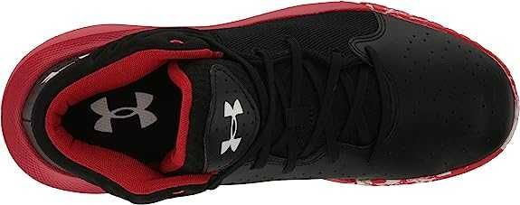 adidasi baschet Under Armour Jet 21, Negru/Rosu/Alb, 44->NOU, SIGILAT