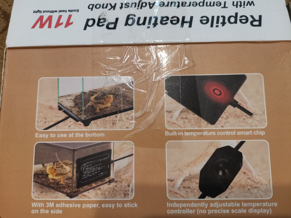 Covoraș încălzire reptile 11w