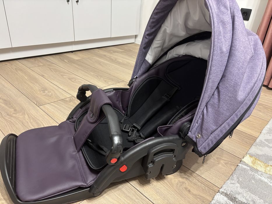 Krausman – Carucior 3 in 1 Prime Mirage Purple – Testat ADAC