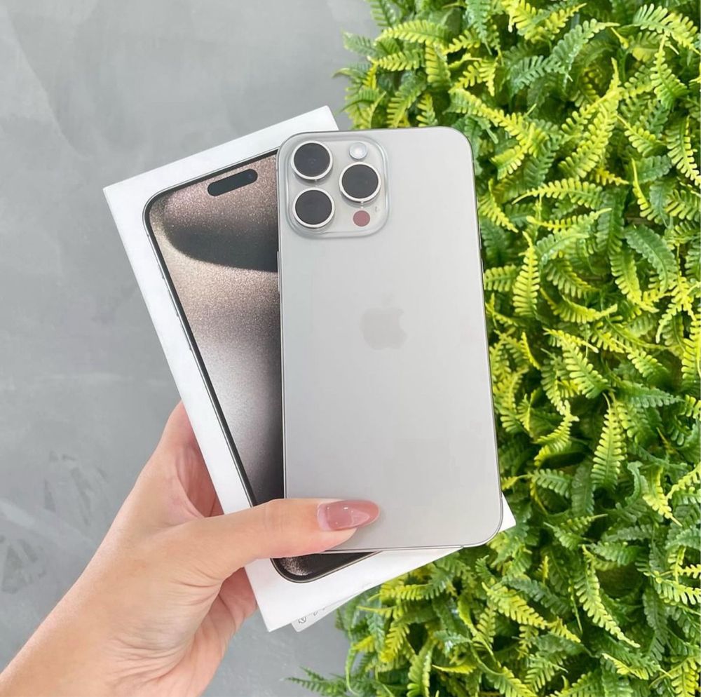 Iphone 15 pro max, 256gb, Natural Titan