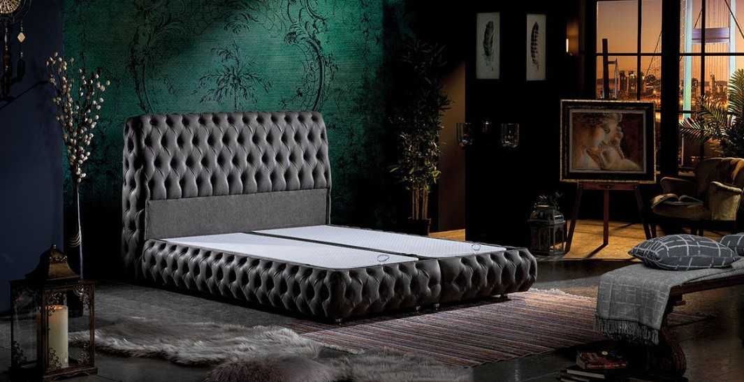 Pat Matrimonial+Saltea Chesterfield Deluxe 160x200