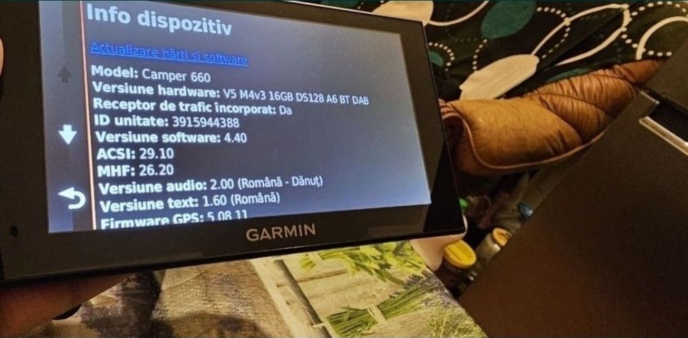 GPS auto,marca Garmin seria 660LMT-D Camper pentru Rulota si transit