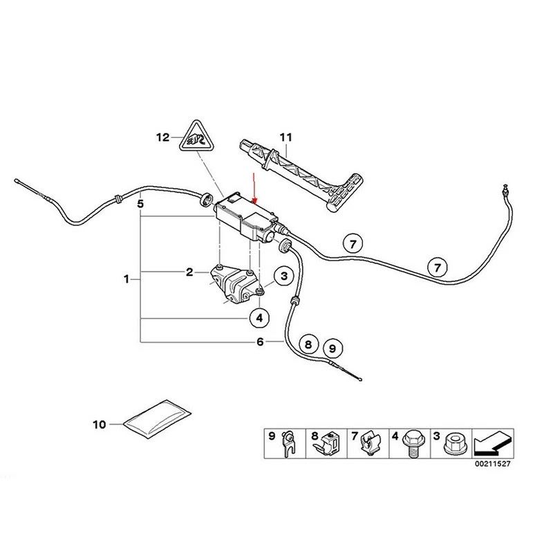 Modul frana mana Electric Acuator Comanda Bmw X5 X6 E70 E71 NOU