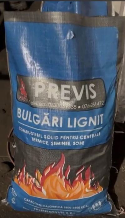 CARBUNE  LIGNIT PREVIS Bulgare  Ambalat  La 25KG