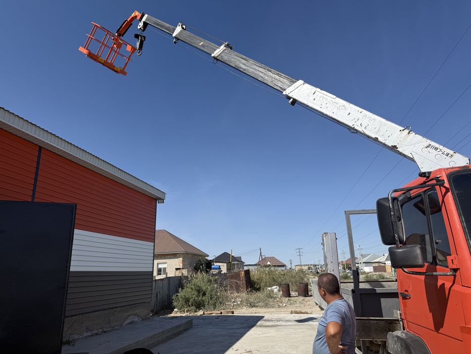 Манипулятор перевозка груза 5т и автовышка