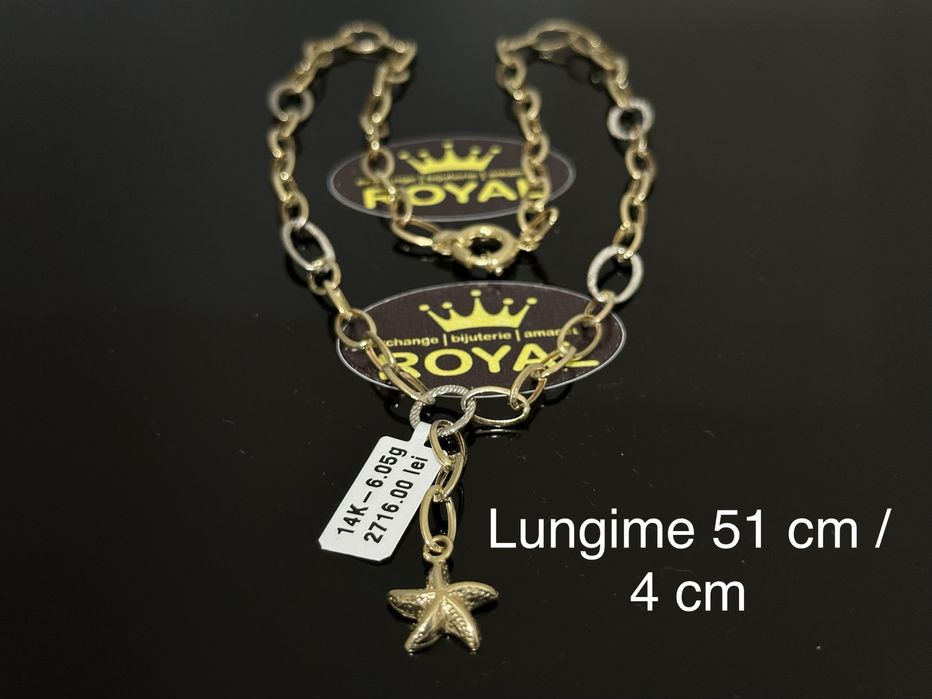 Bijuteria Royal: Lant aur 14k/6.05 gr
