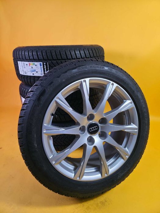 Roti Jante Anvelope 5x112 225/50/17 OEM AUDI A4 A5 NOI Dunlop DOT 4524