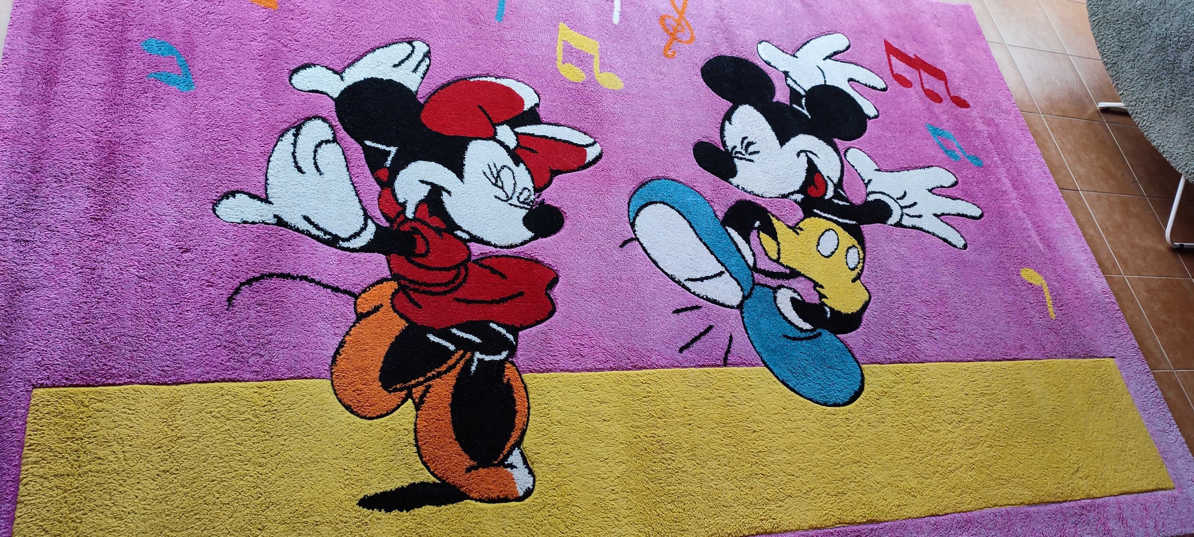 Covor Mickey si Minnie roz