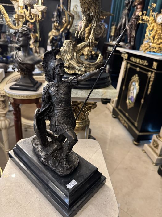 Statueta bronz/ marmura