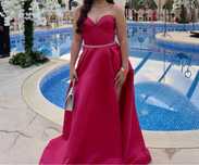 Rochie Glamo shop roz ocazie banchet superbă